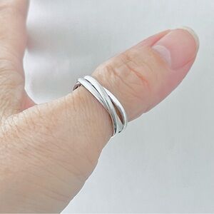 ❤️❤️TOP SELLER❤️❤️ Sterling Silver 3 Band Ring, Multiple Bands, Wedding Rings